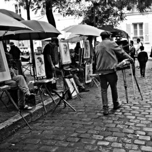 A Montmartre, Parigi